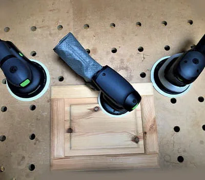 Le levigatrici a platorello eccentrico si differenziano fra loro, ad esempio, nel diametro del platorello e nel rapporto peso/prestazioni