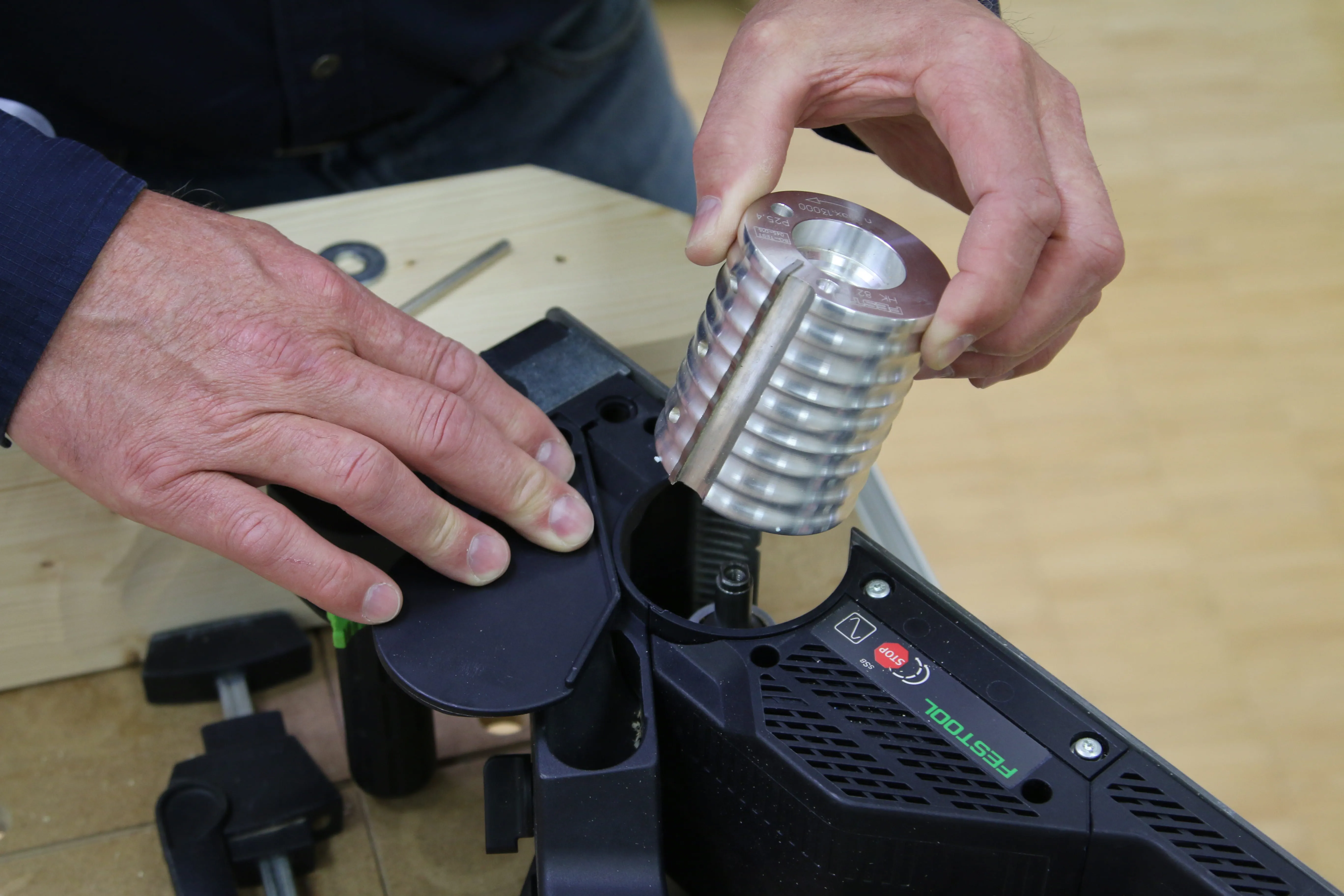 Sostituzione testa di piallatura per finitura rustica