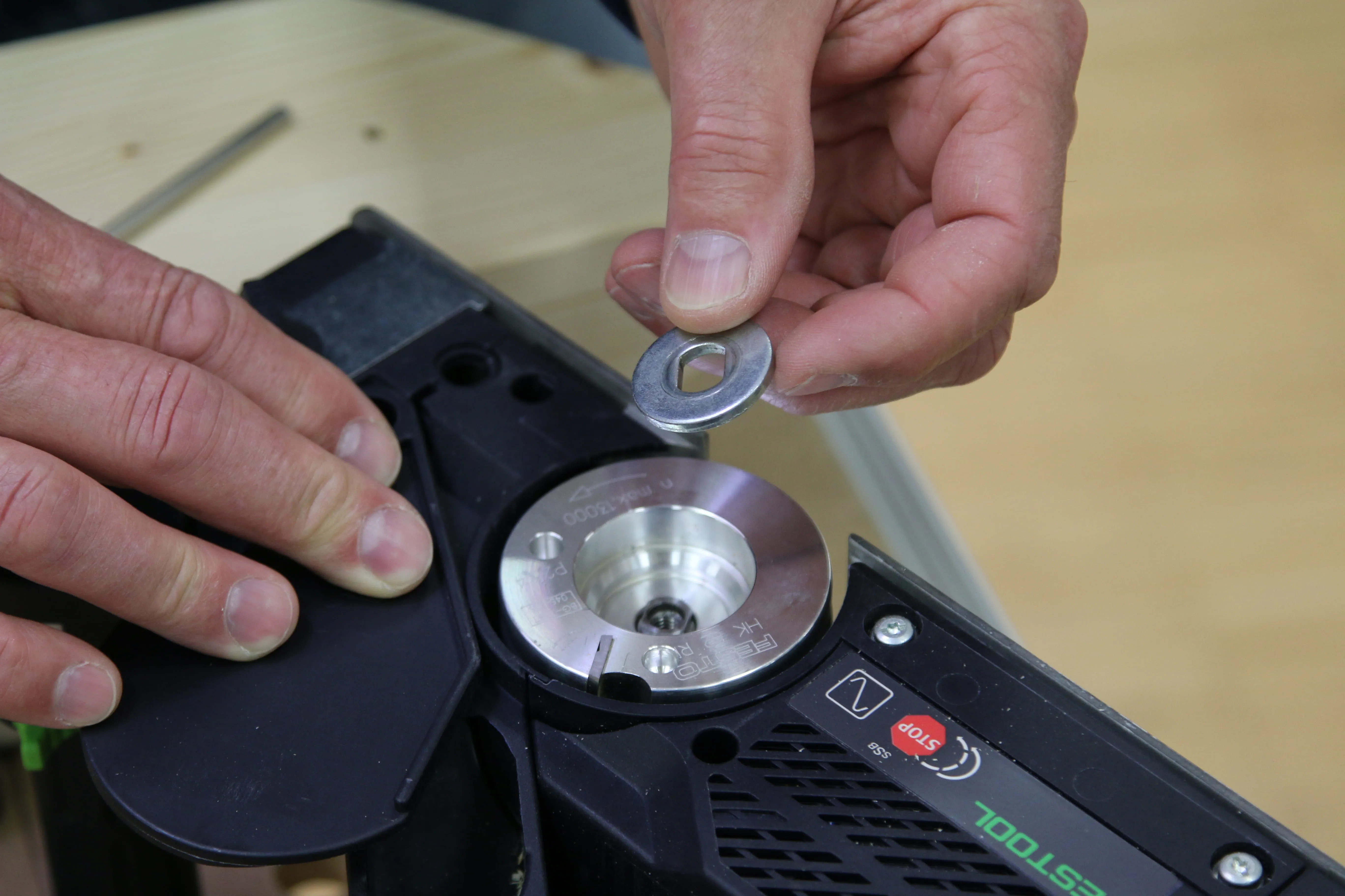 Montaggio flangia di serraggio