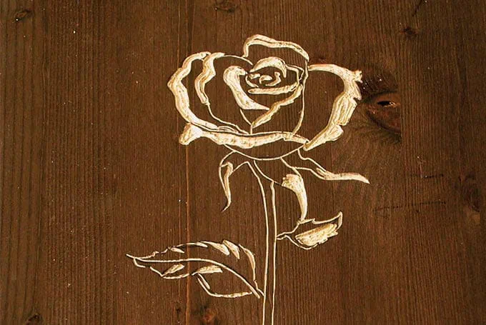 Fresare immagini nel legno