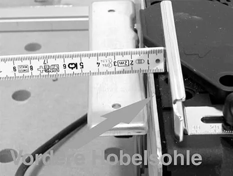 Impostazione profondità di battuta