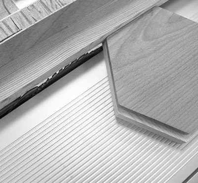 Passaggio della dima sul listello angolare