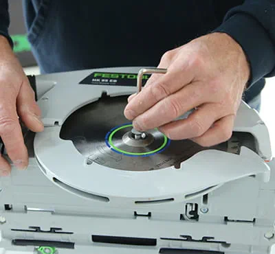 Utilizzo della lama a denti piatti