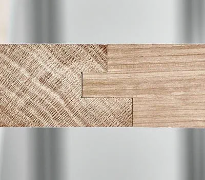 Tagliare a misura i tasselli dall’asta