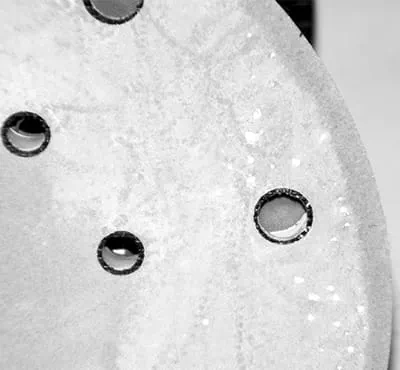 Intasamento dell'abrasivo