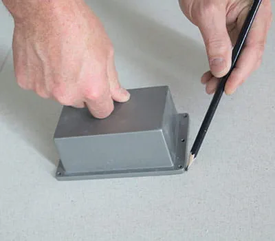 Tracciamento del diametro del foro