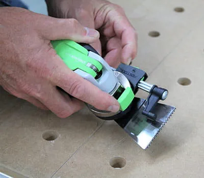 Montaggio del limitatore di profondità