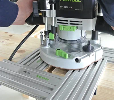 Regolazione profondità della fresa