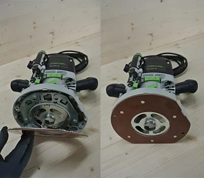 Montaggio fresa per scanalatura e anello a copiare nella fresatrice verticale