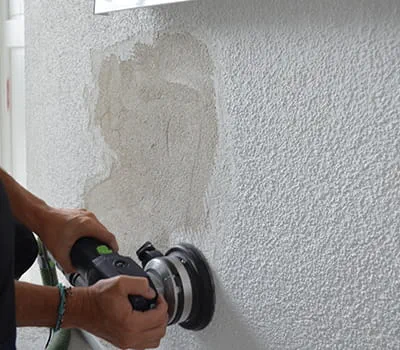 fresatura intonaco ruvido