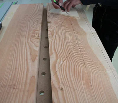 Tracciamento di un fianco di scala