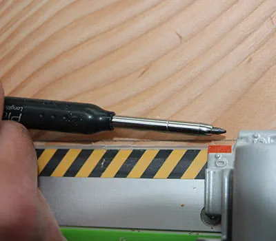 Lettura dello spigolo di taglio