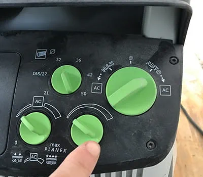 Potenza di aspirazione al massimo