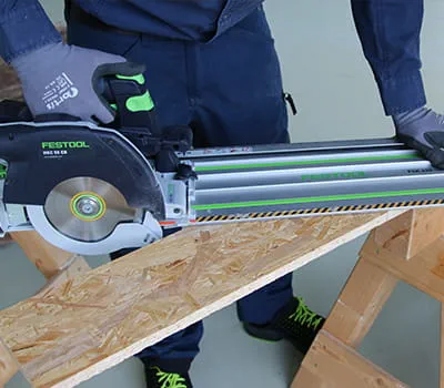 Taglio a misura della dima