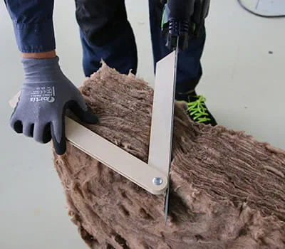 Accostamento per il taglio obliquo