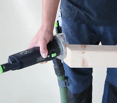 Smussatura della superficie di appoggio