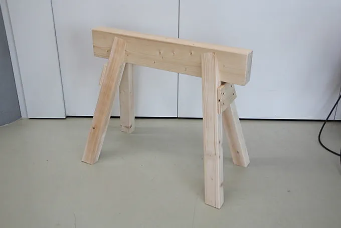 cavalletto da carpenteria scomponibile