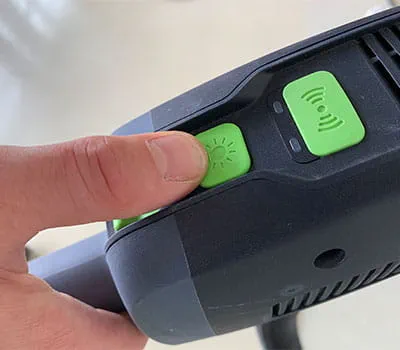 Inserire luce a LED se necessario