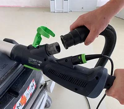 Connessione PLANEX con l’unità mobile di aspirazione