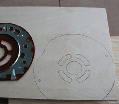 Sezione rialzata della piastra di base