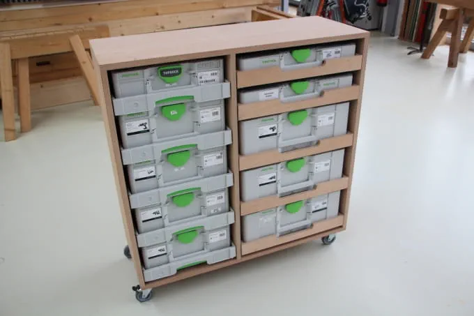 Armadio per Systainer in legno