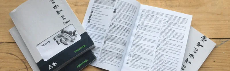 Manuali di istruzioni Festool
