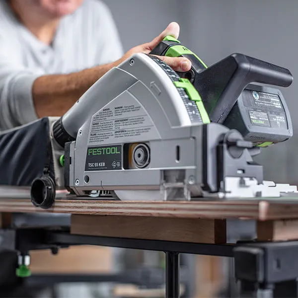 La sega ad affondamento TSC 55 K di Festool con la nuova lama Wood Fine Cut