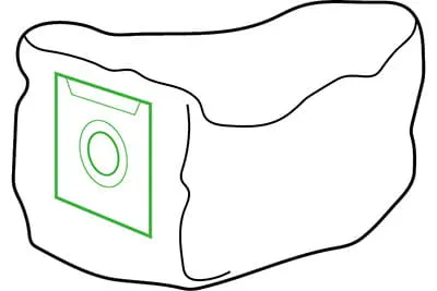 Il sacchetto filtro Festool