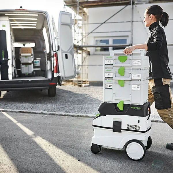 Il Systainer³ Festool in uso in cantiere