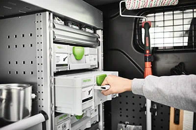 Systainer³ Festool integrato nell'allestimento del veicolo