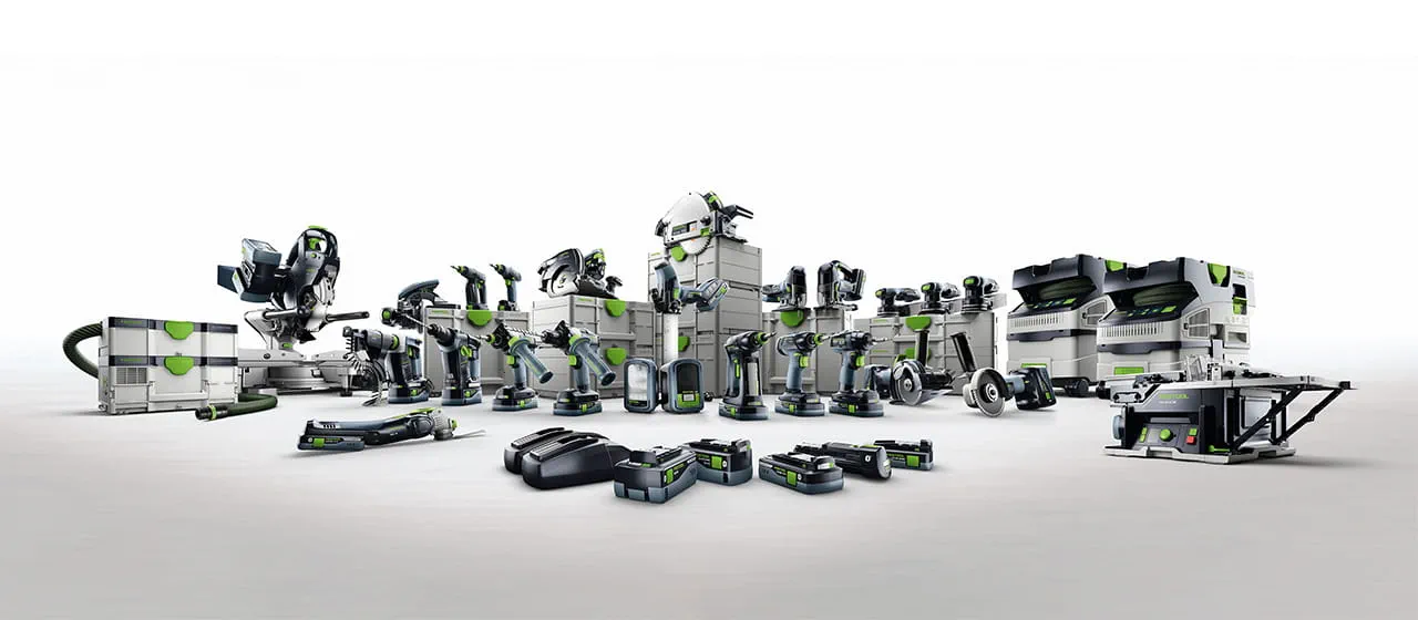 L'universo di Festool alimentato a batteria