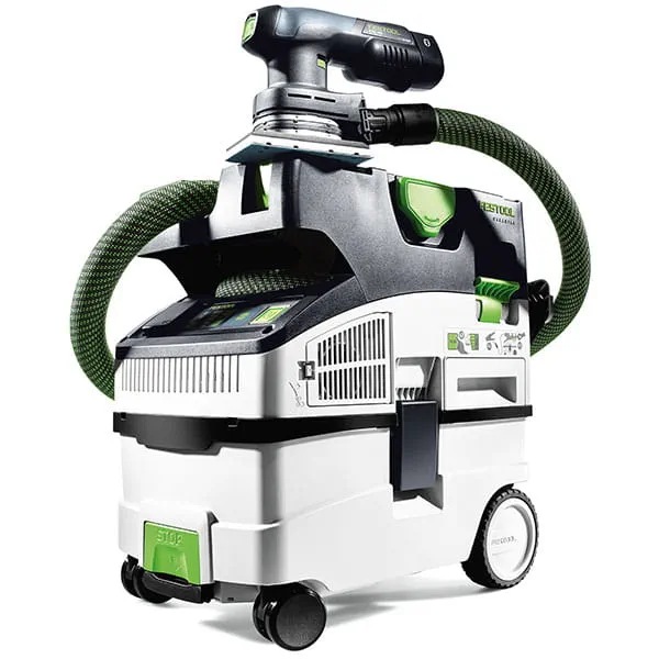 L'unità mobile d'aspirazione CT Midi con la levigatrice a batteria Festool
