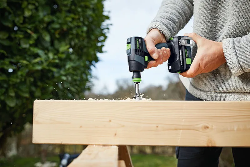 Il nuovo TXS 18 di Festool in funzione